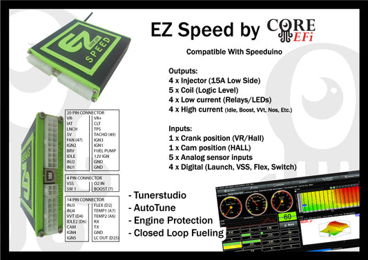 EZSPEED Speeduino Compatible ECU